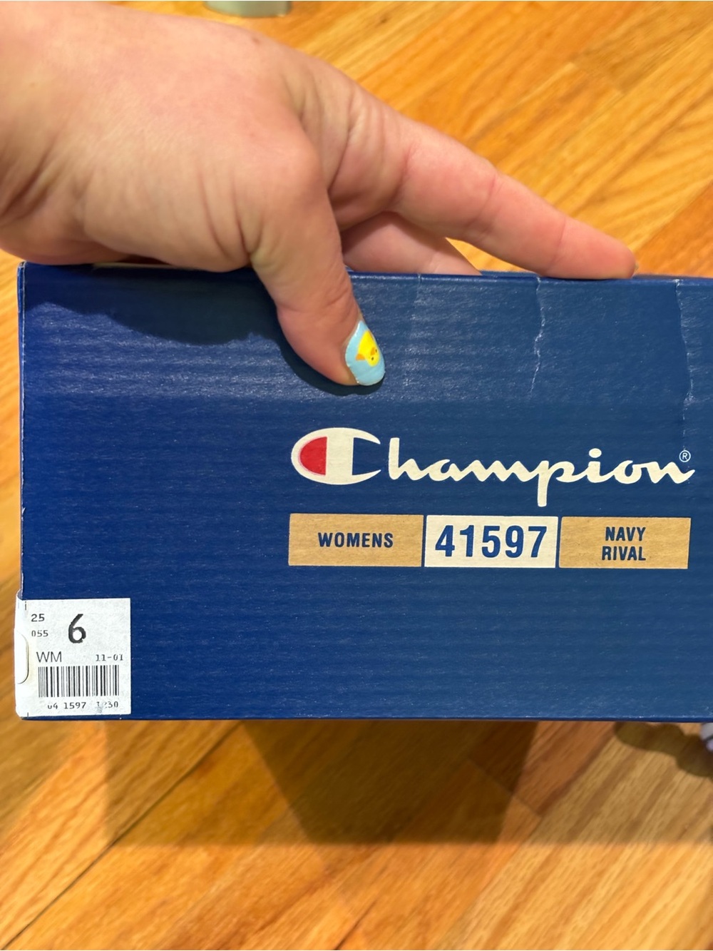 Champion Navy, Light Blue & Gray Women's Athletic Sneakers - Picture 4 of 8